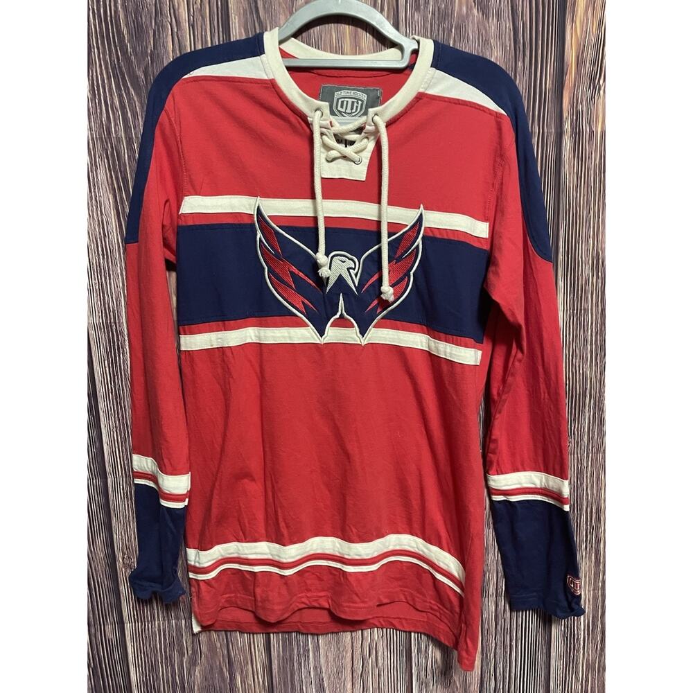 NHL Washington Capitals old time style mid weight cotton hoodie men’s M